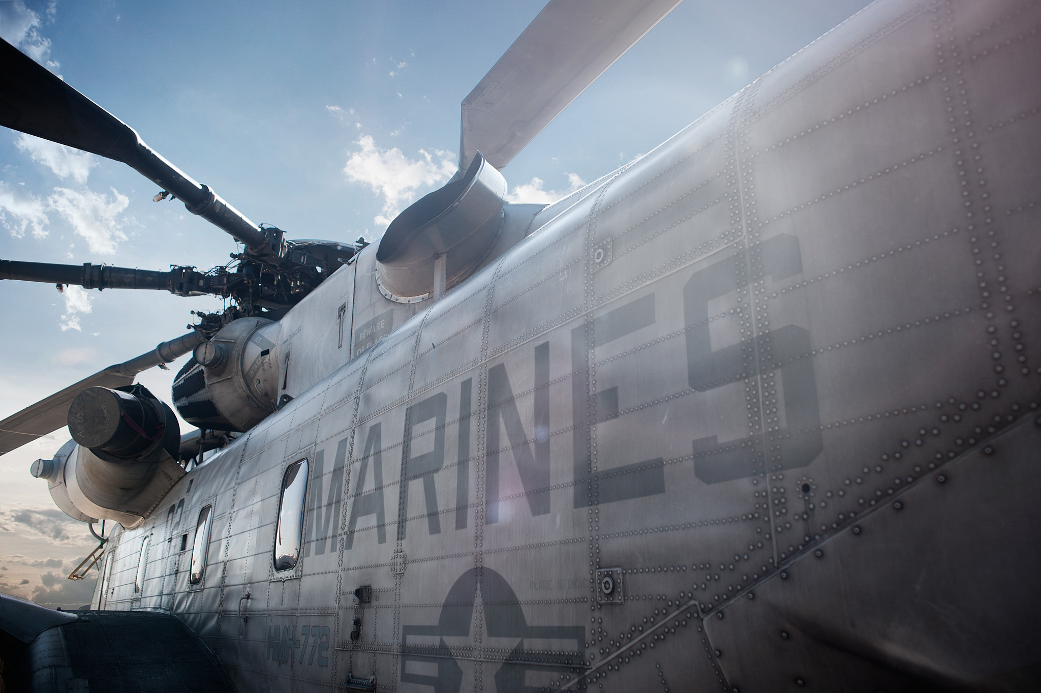 USMC CH-53 Super Stallion on tarmac